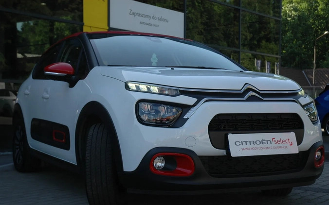 Citroen C3 cena 54900 przebieg: 21980, rok produkcji 2021 z Skwierzyna małe 46